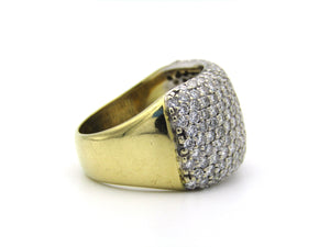 18K gold diamond dress ring by Jenna Clifford.