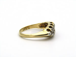 18kt gold Victorian diamond ring.