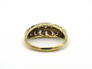 18kt gold Victorian diamond ring.